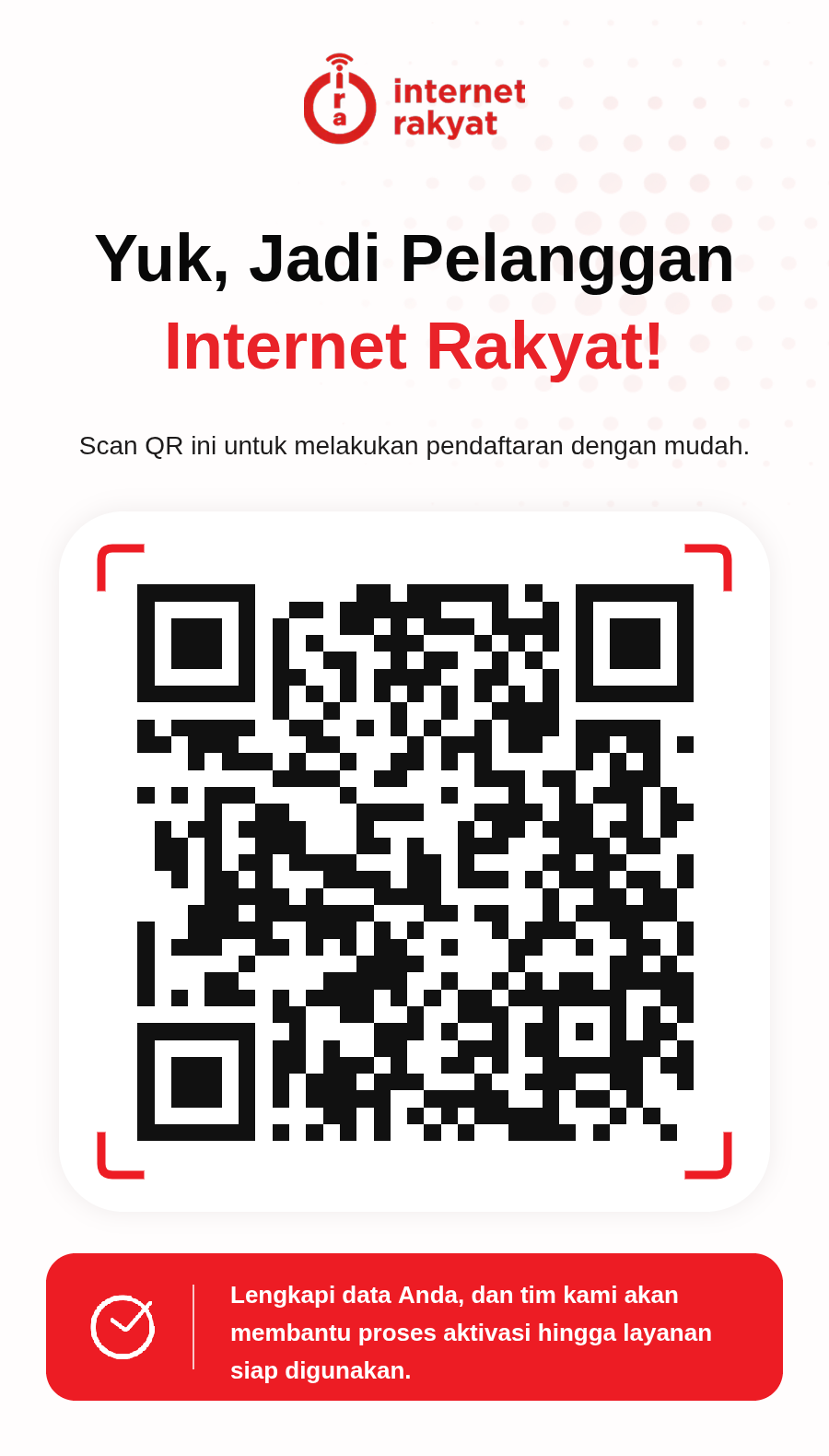 QR Code referral Internet Rakyat